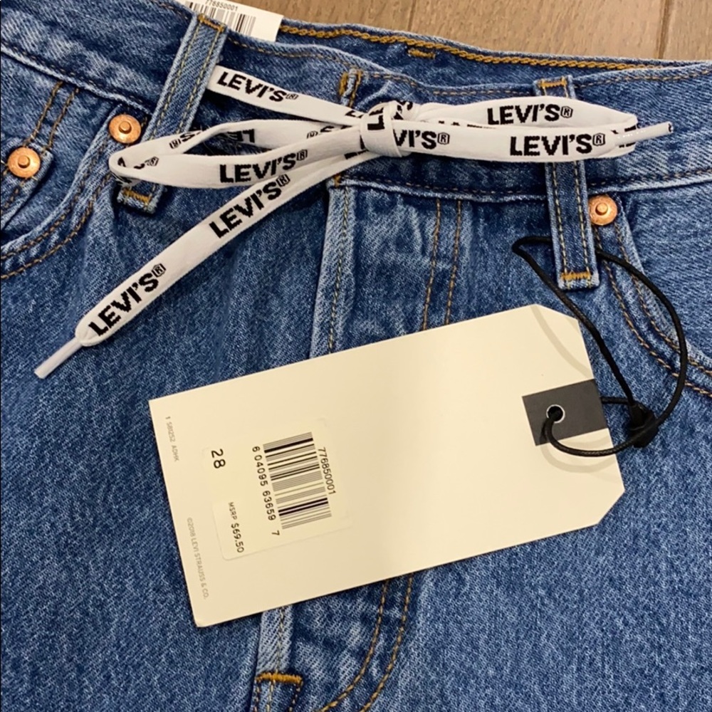Levi's Premium 501 High Rise Drawstring Shorts - Picture 6 of 8